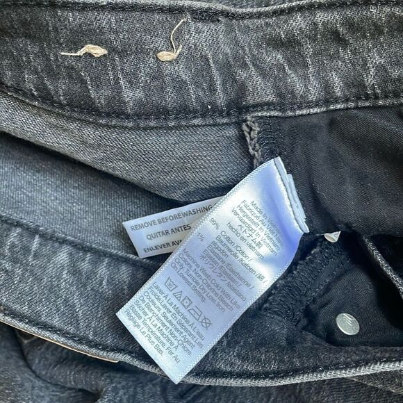 Madewell The Perfect Vintage Straight Jeans Size 24 lunar wash black NWOT - Picture 9 of 15